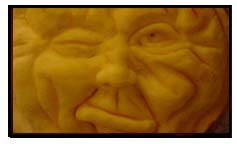 pumpkin sculpture